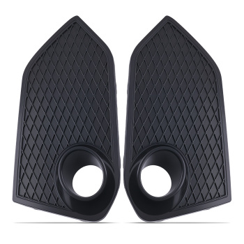 Front Bumper Fog Lamp Grille Cover Set compatible for Honda Civic Type R 2.0L 2017-2020