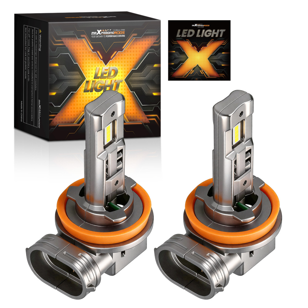 H11 LED Headlight Kit Low Beam Bulbs Super Bright 6500K compatible for White H11 Light Bulbs