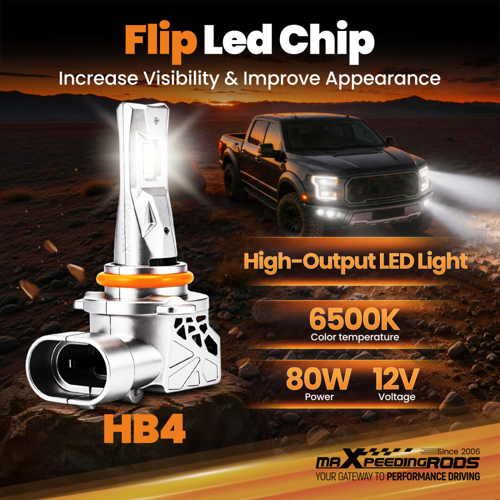 9006 LED Headlights Kit Low Beam Bulbs Super Bright 6500K compatible for White 28000LM FOR SUV