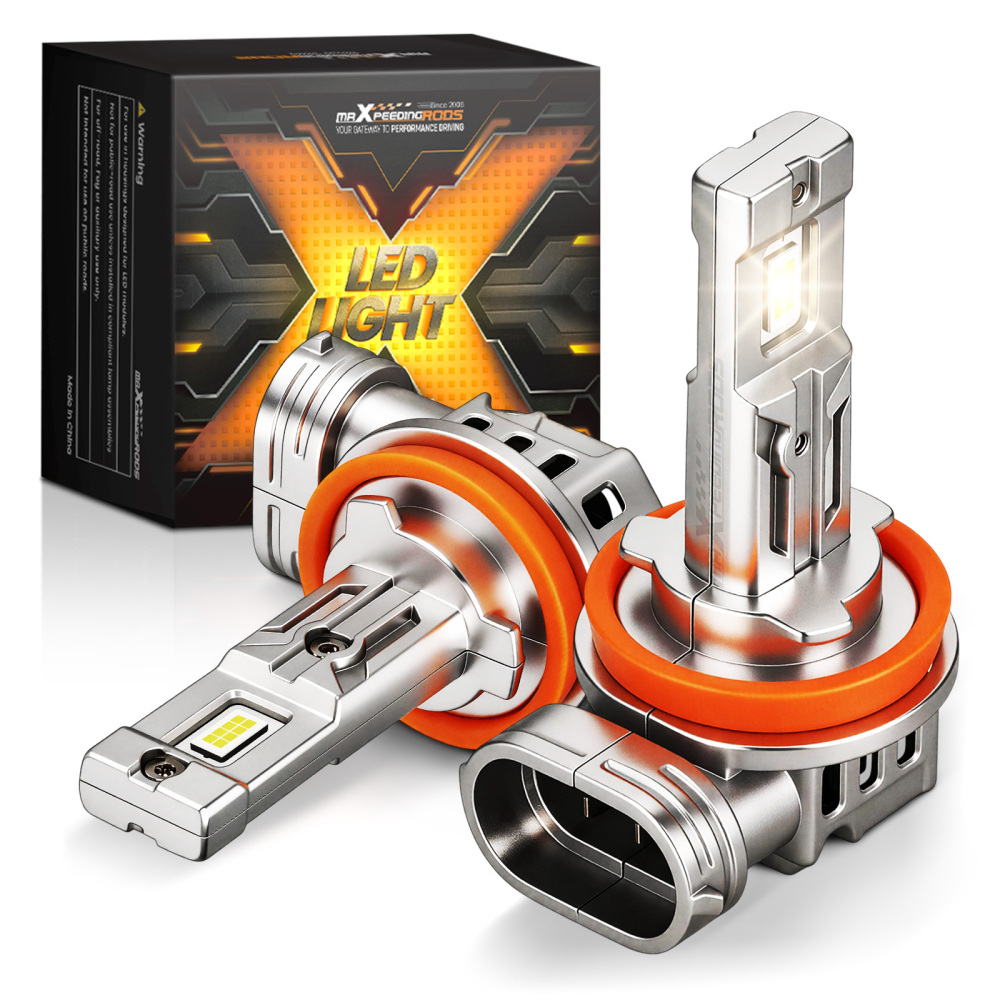 2pcs H11 Light Bulbs H11 LED Headlight Kit Low Beam Super Bright 6500K compatible for White