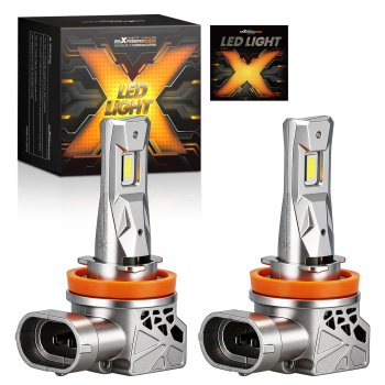 2PCS H11 LED Headlight Kit Low Beam Super Bright 6500K compatible for White Bulb 45000LM
