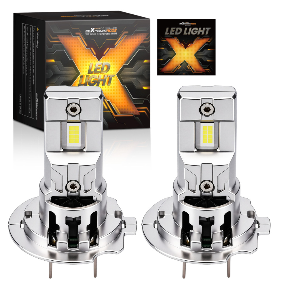 LED High/Low Beam Conversion Kit H7 Bulbs Super Bright 6500K PlugPlay 2x