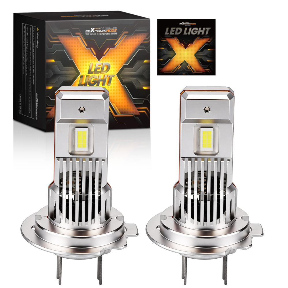 H7 LED Headlight Super Bright Bulbs Kit 60000LM HIGH/LOW Beam compatible for White 6500k