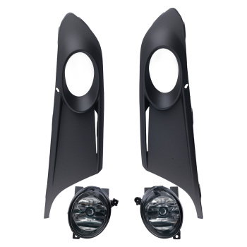 4PCS Front Fog Light Bumper Lamp Cover Bezel compatible for VW Jetta 2011-2014 5K0941699B