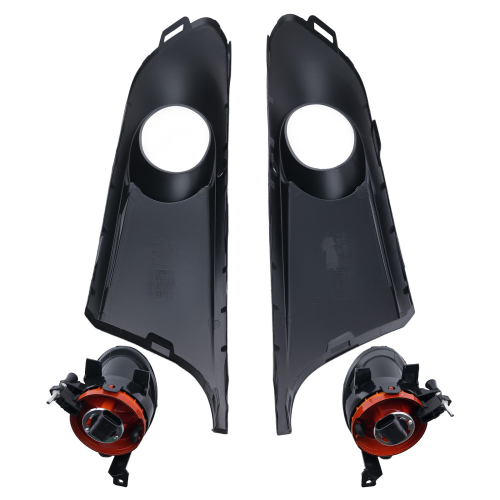 4PCS Front Fog Light Bumper Lamp Cover Bezel compatible for VW Jetta 2011-2014 5K0941699B