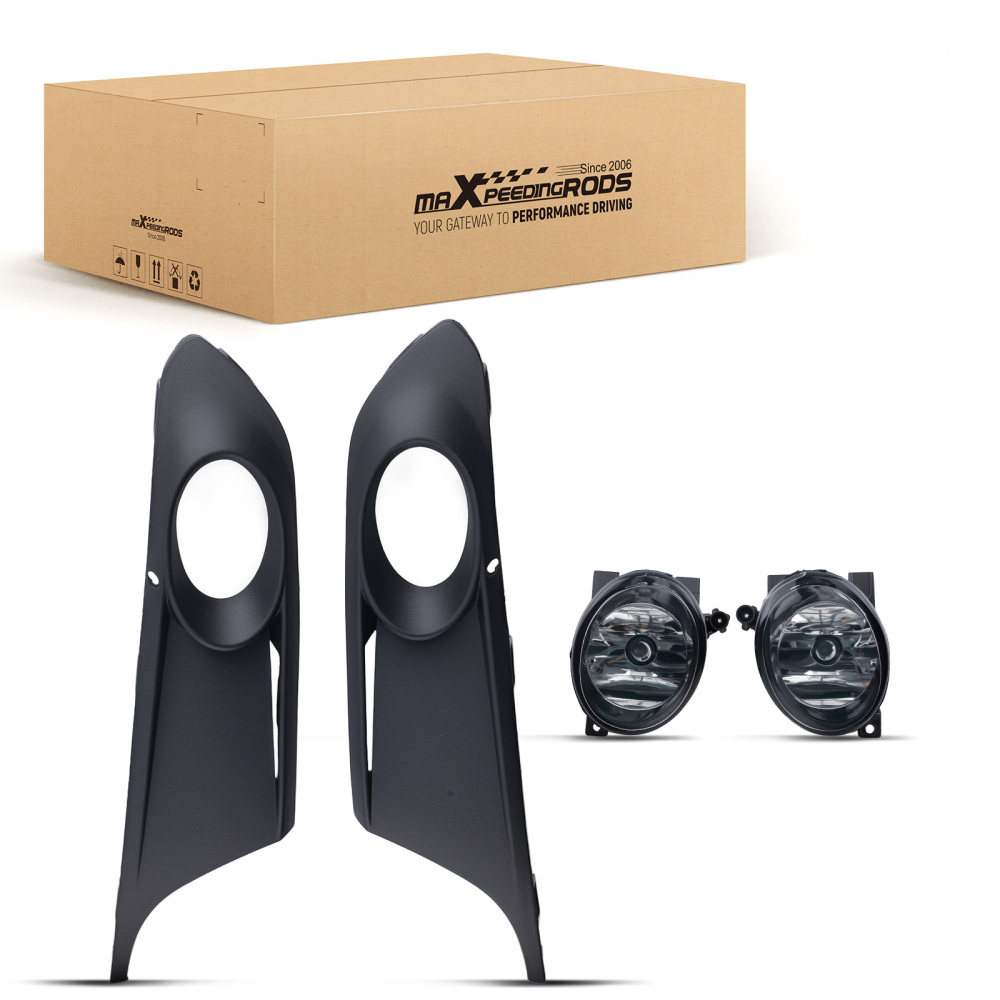 4PCS Front Fog Light Bumper Lamp Cover Bezel compatible for VW Jetta 2011-2014 5K0941699B