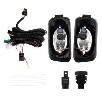 Fog Light Driving Lamps Bumper Kit compatible for Acura TSX 2004-2005 08V31S5D1M101 w/Bulbs