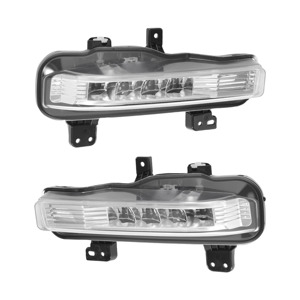 Bumper Fog Light LED DRL LampsCover compatible for Ford Explorer 2020-2024 RightLeft Side