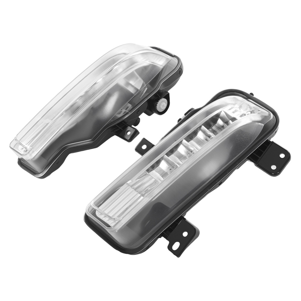 Bumper Fog Light LED DRL LampsCover compatible for Ford Explorer 2020-2024 RightLeft Side