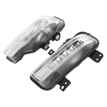 Bumper Fog Light LED DRL LampsCover compatible for Ford Explorer 2020-2024 RightLeft Side