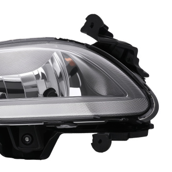 Pair Fog Lights Front Bumper Lamps w/ Bulb Kit compatible for Hyundai Sonata 2011 2012 2013