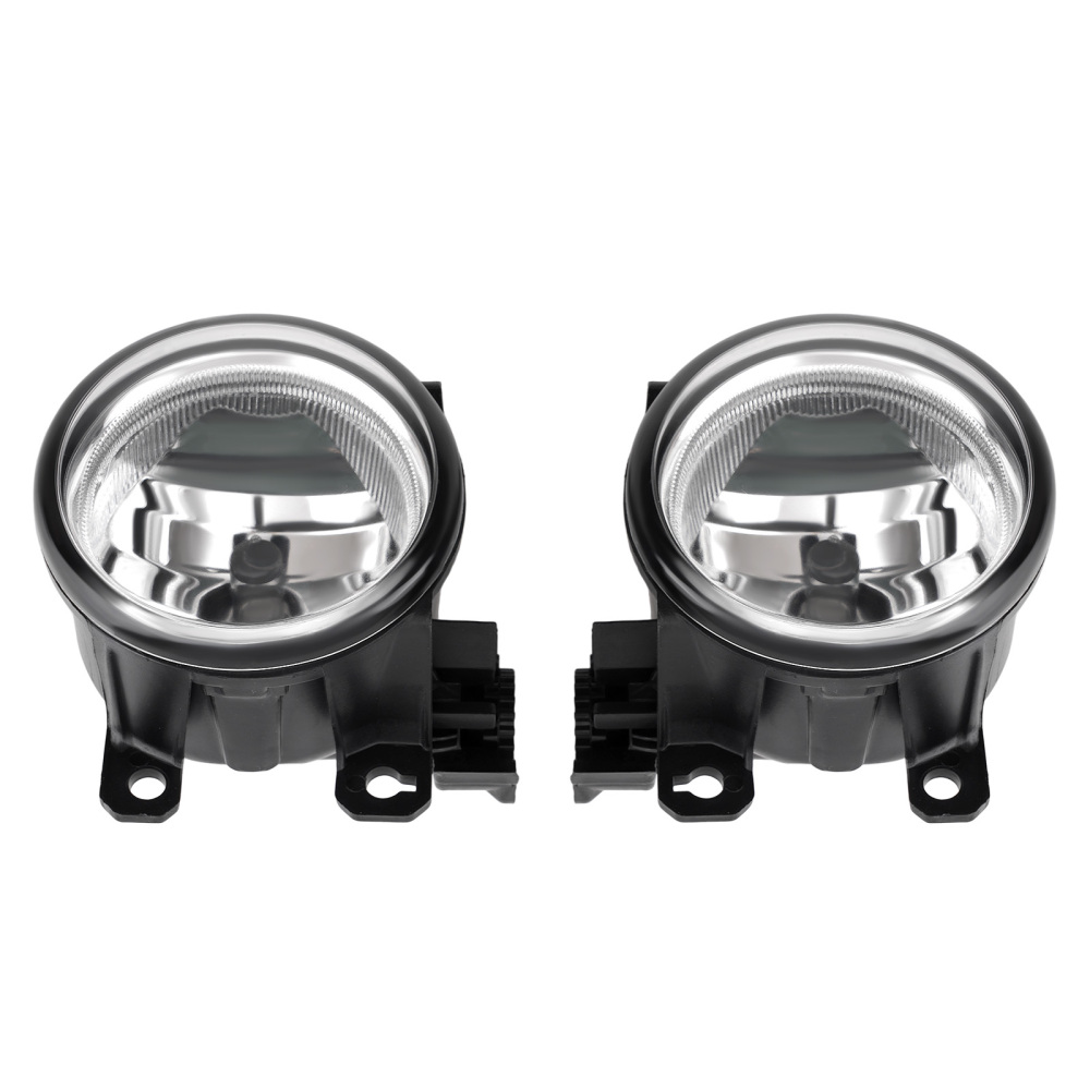 Clear Lens Fog Light compatible for Honda Fit 2018-2020 w/Switch Bulbs Bezels Wire Harness