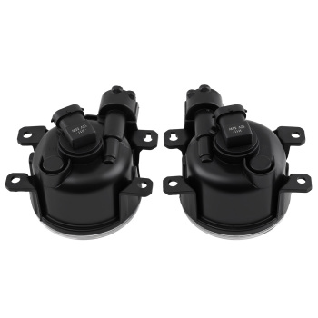 Clear Lens Fog Light compatible for Honda Fit 2018-2020 w/Switch Bulbs Bezels Wire Harness