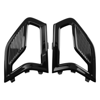 Pair Clear Lens LED Fog Lights Lamps w/Bezel compatible for Ford Fusion 2019-2020 FO2593252