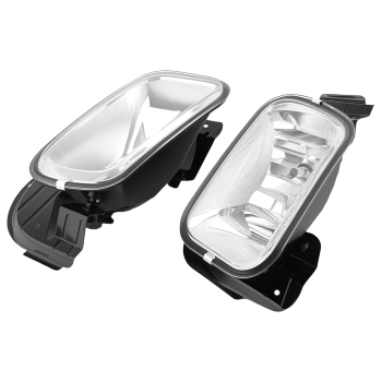 Bumper Fog Lights Driving Lamps w/Bezel compatible for Dodge Ram 1500 2500 3500 2009-2012