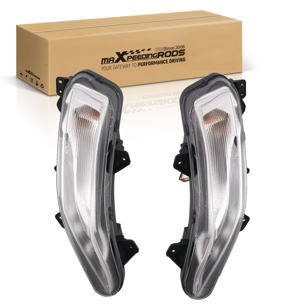 LED Fog Bumper Lamp Cover Bezel compatible for Chevrolet Malibu 2019-2023 84575553 84575552