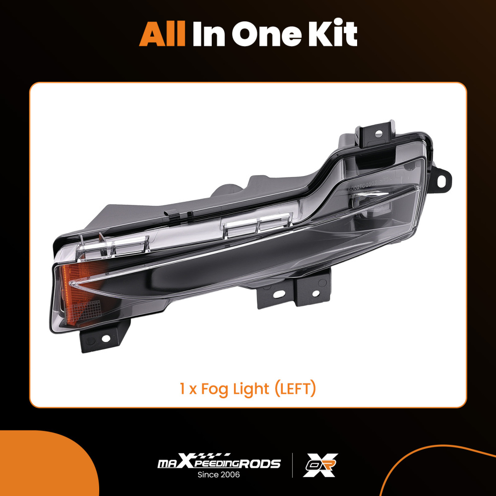 Front Left Side Fog Lamp compatible for Tesla Model 3/Model Y 2017-2023 LED 1077391-00-D