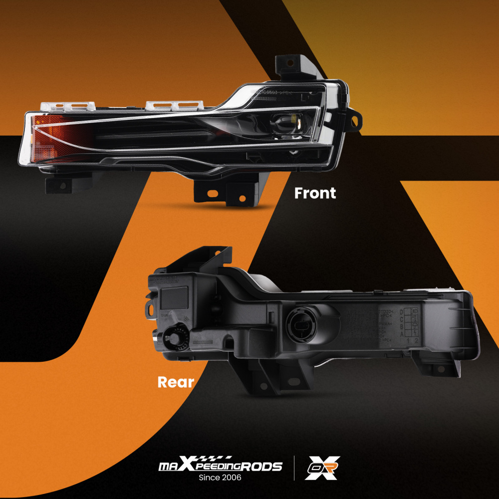 Front Left Side Fog Lamp compatible for Tesla Model 3/Model Y 2017-2023 LED 1077391-00-D