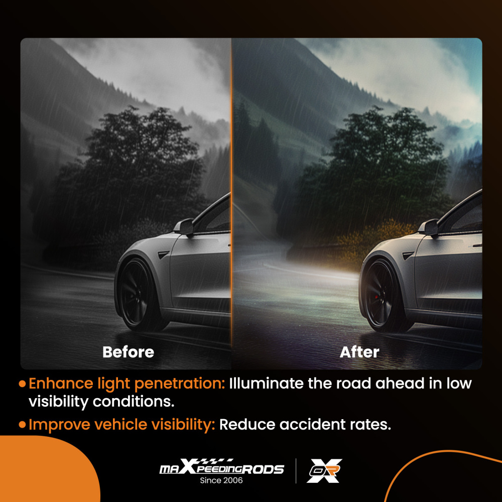 Front Left Side Fog Lamp compatible for Tesla Model 3/Model Y 2017-2023 LED 1077391-00-D