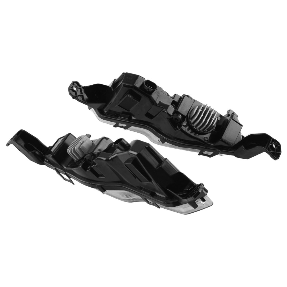 Pair LED Fog Light Driving Lamps w /Bezel compatible for Ford Explorer 2018 2019 FO2592240