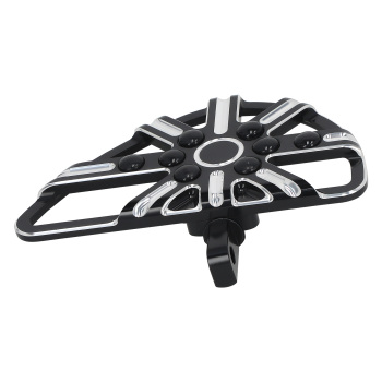 Black Floorboard Foot Pegs Male Mount Footboard compatible for harley Touring Electra Glide