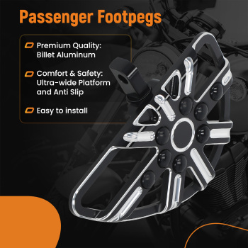 Black Floorboard Foot Pegs Male Mount Footboard compatible for harley Touring Electra Glide