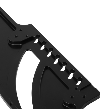 Black CNC Driver Floorboards Foot Pegs For SoftailTouring Road Dyna