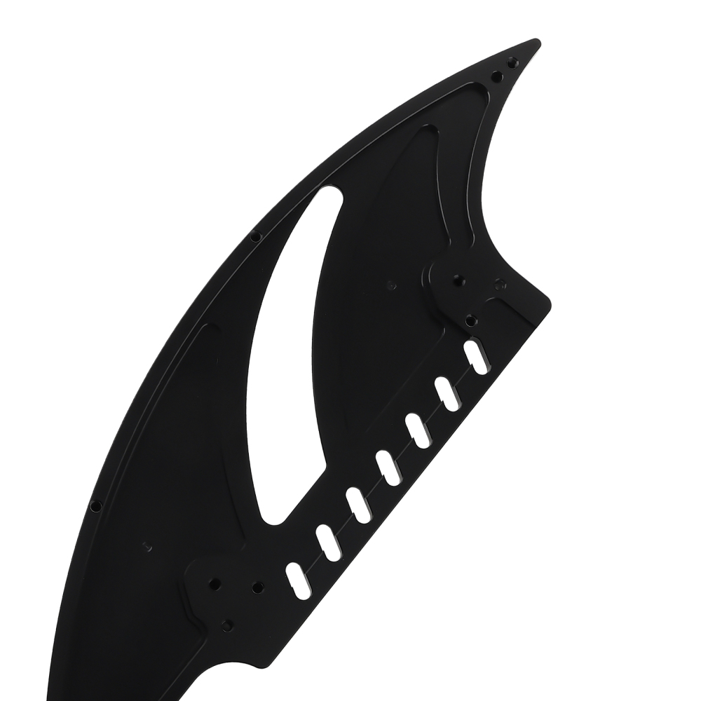 Black CNC Driver Floorboards Foot Pegs For SoftailTouring Road Dyna