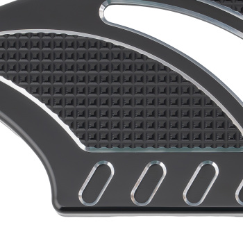 Motorcycle Floorboards Rear Passenger Foot Pegs Pedals + Brackets Mounting Kit