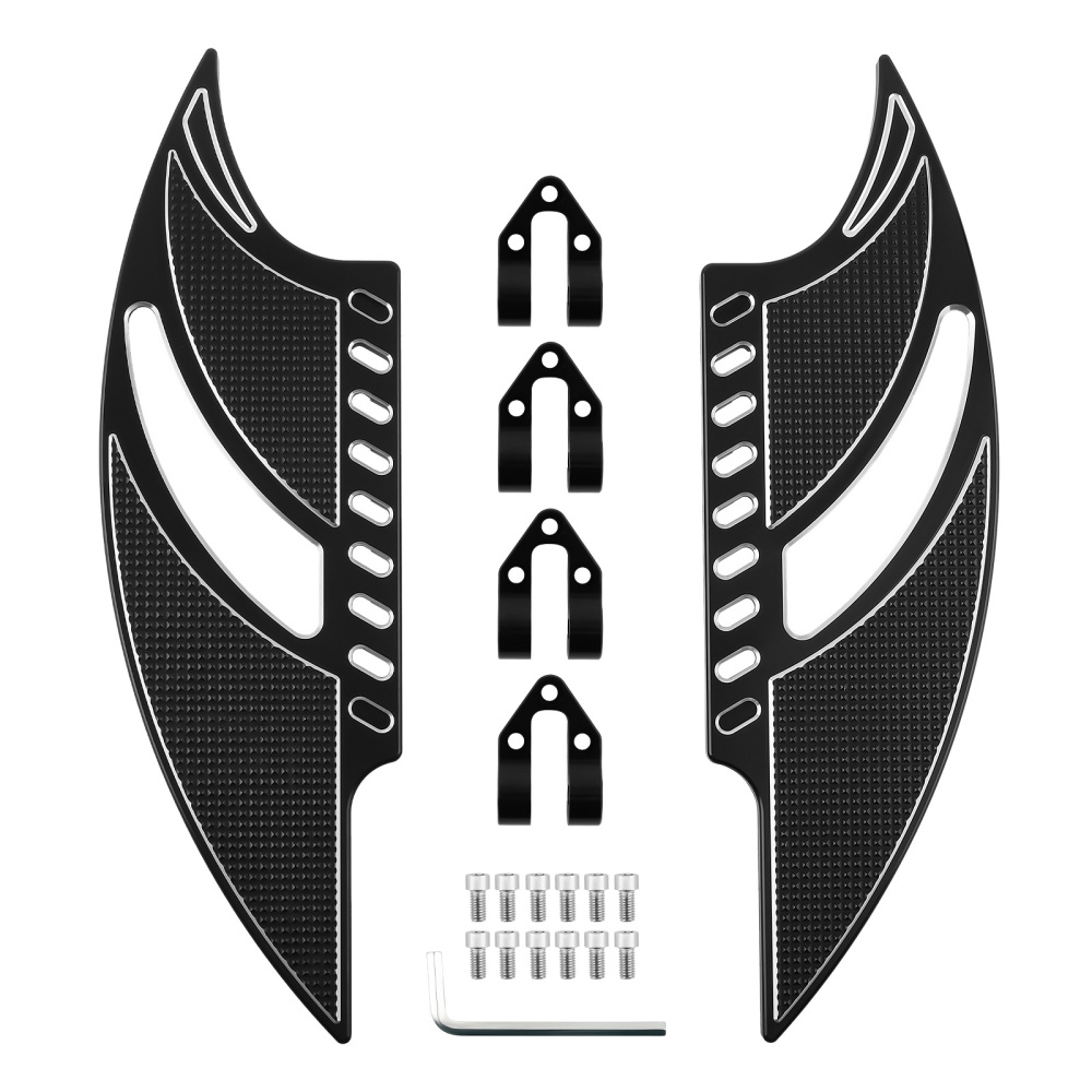 2pair Motorcycle PassengerDriver Foot Pegs compatible for Harley Dyna Low Rider FXDL