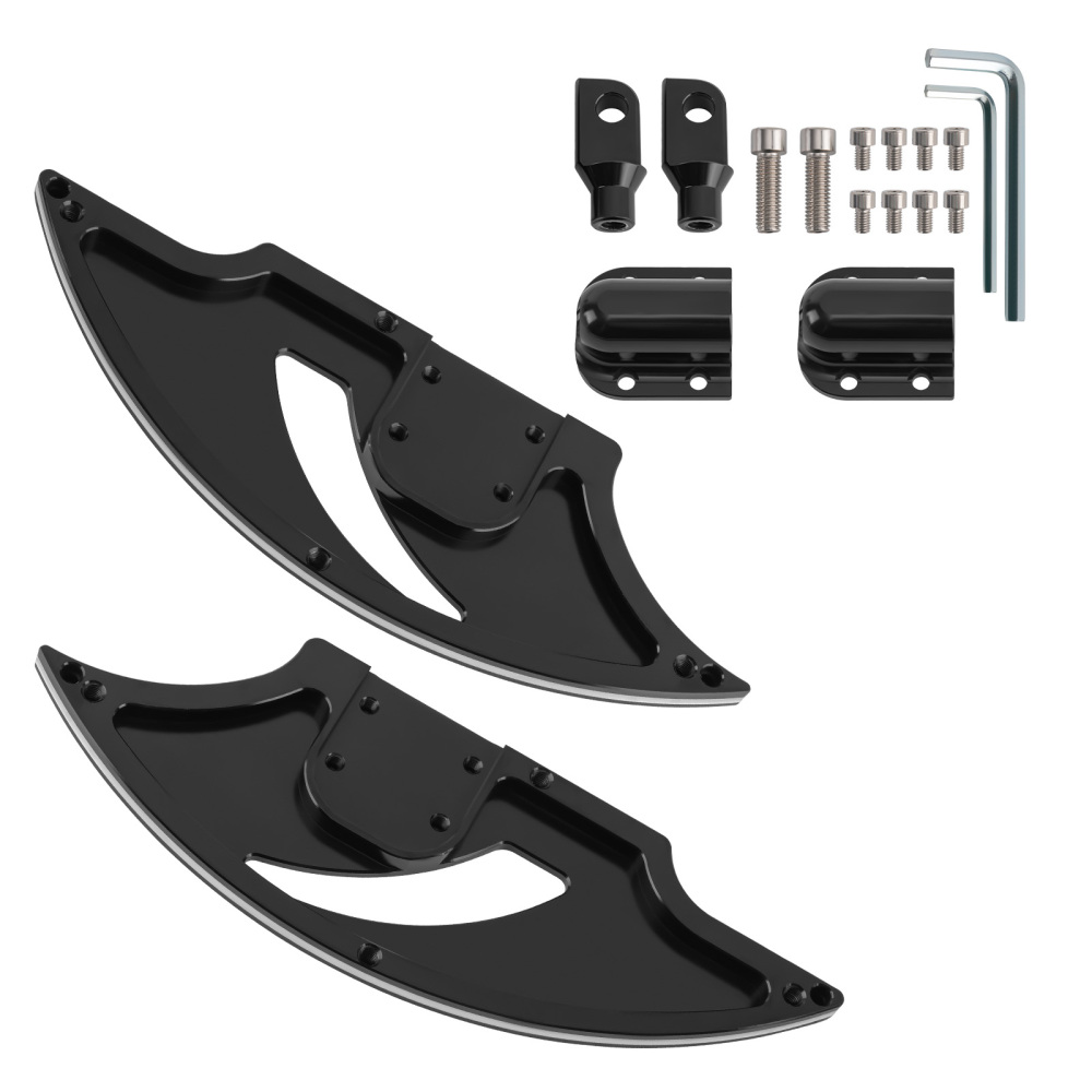 2pair Motorcycle PassengerDriver Foot Pegs compatible for Harley Dyna Low Rider FXDL