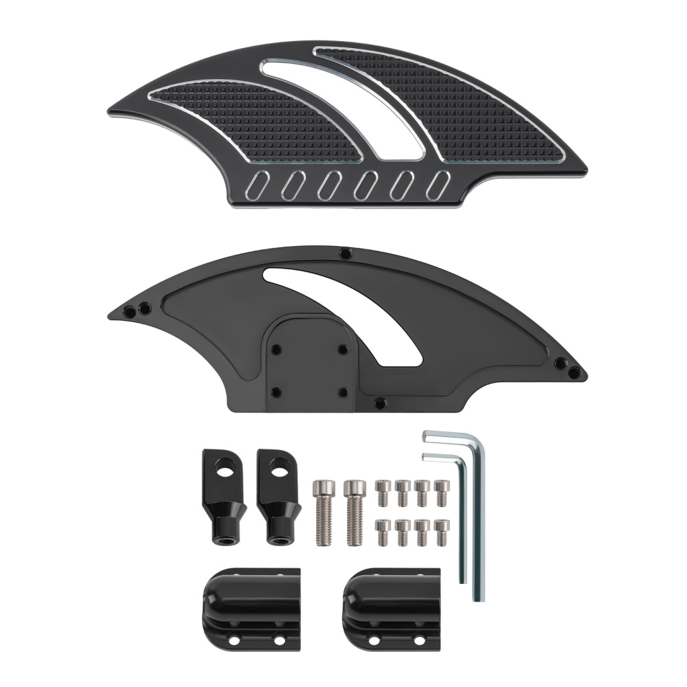 2pair Motorcycle PassengerDriver Foot Pegs compatible for Harley Dyna Low Rider FXDL