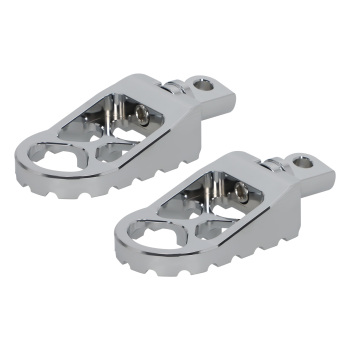 Wide Foot Pegs MX Style CNC Aluminum compatible for Harley Dyna compatible for Sportster Touring Road King