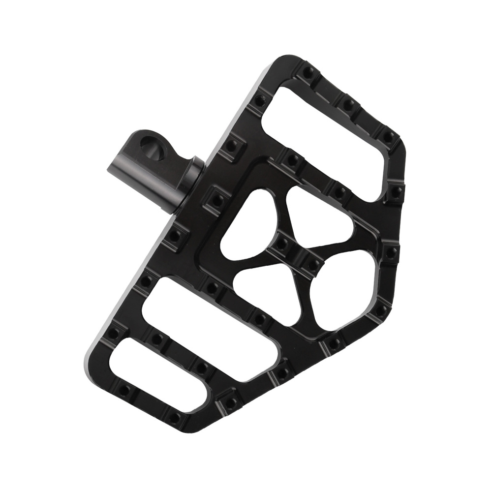 New Black MX Style Wide Fat Foot Pegs Floorboard compatible for Harley Dyna Touring