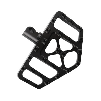 New Black MX Style Wide Fat Foot Pegs Floorboard compatible for Harley Dyna Touring