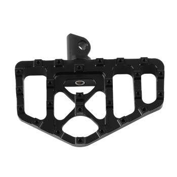 New Black MX Style Wide Fat Foot Pegs Floorboard compatible for Harley Dyna Touring