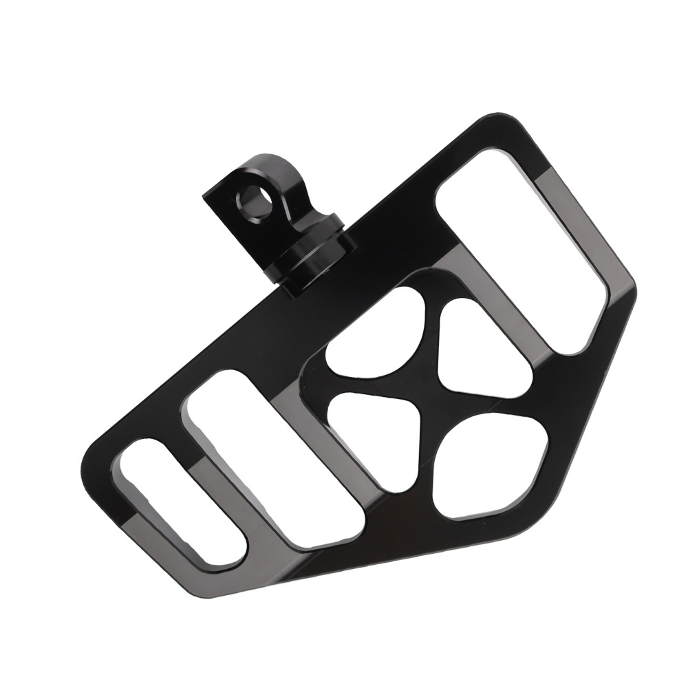 New Black MX Style Wide Fat Foot Pegs Floorboard compatible for Harley Dyna Touring