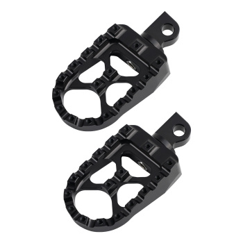 CNC Wide Foot Pegs 360° Roating MX Chopper Bobber Style compatible for harley Dyna