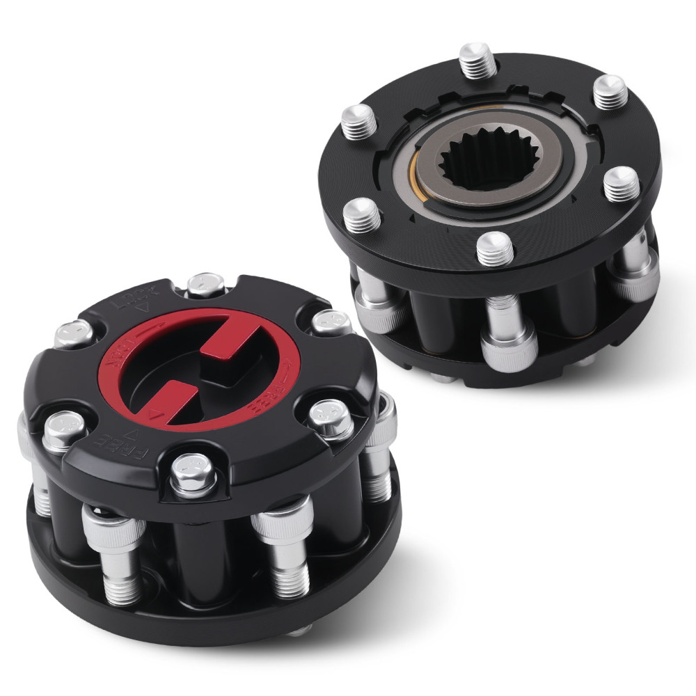 2x FREE WHEELING HUBS compatible for HOLDEN RODEO JACKAROO compatible for COLORADO ISUZU D-MAX 17 spline
