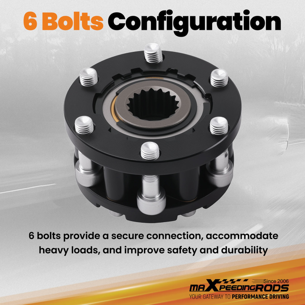 2x FREE WHEELING HUBS compatible for HOLDEN RODEO JACKAROO compatible for COLORADO ISUZU D-MAX 17 spline