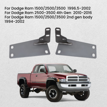 Supports de conversion de pare-chocs avant compatible pour Dodge RAM 1500/2500/3500 1996-2002