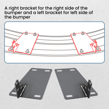 Supports de conversion de pare-chocs avant compatible pour Dodge RAM 1500/2500/3500 1996-2002