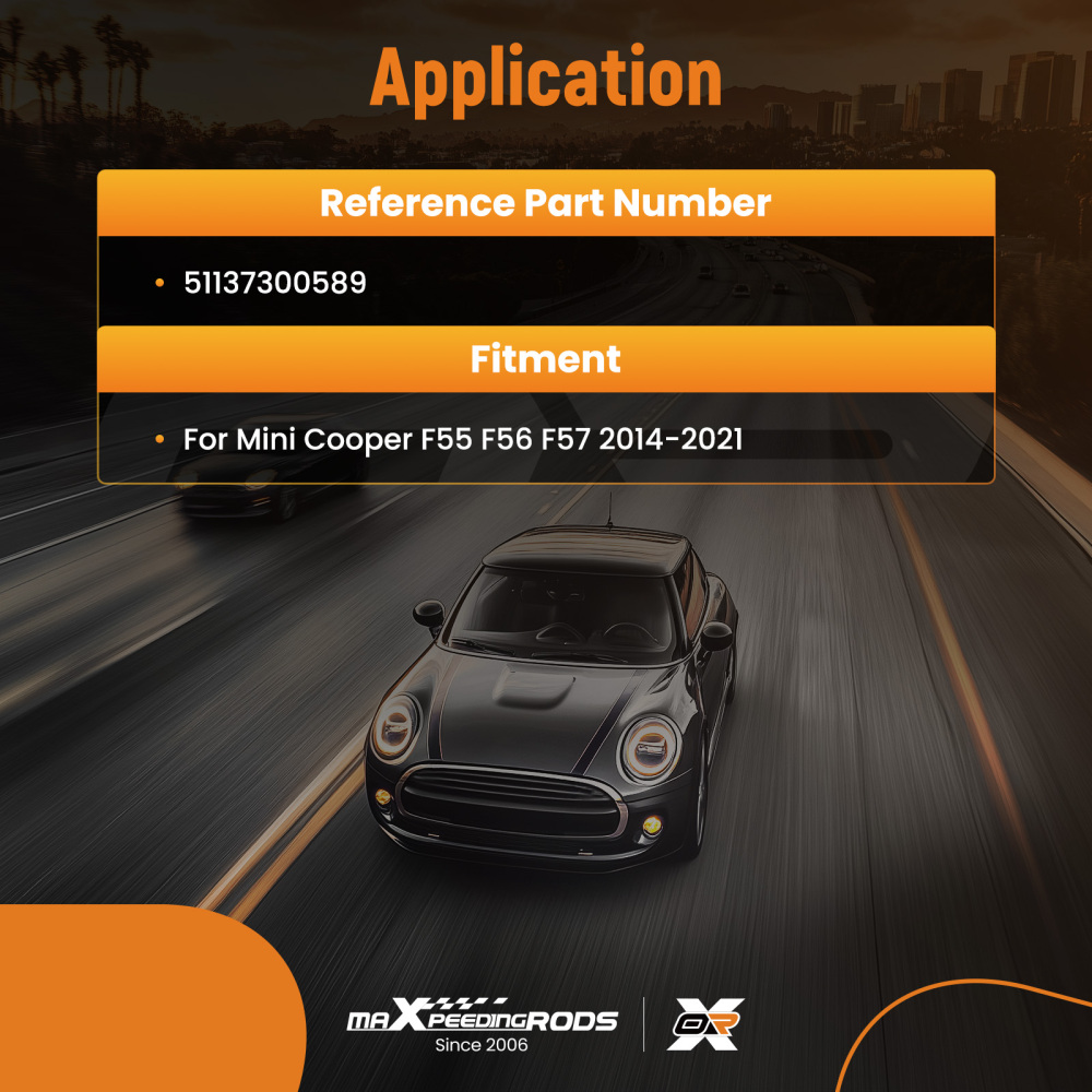 Front Bumper Cover compatible for Mini 5/3-Door Hatchback F55 F56 2014-21