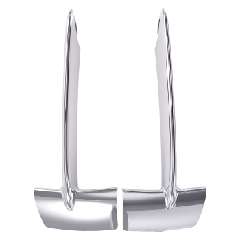 ABS Bumper Molding Front compatible for BMW X5 2014-2018 51117325395 Chrome 2 Pieces