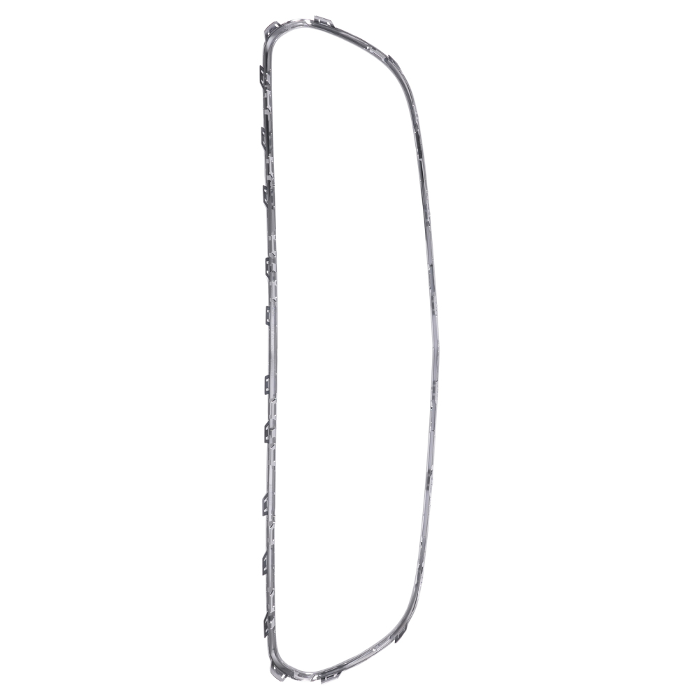 ABS Front Bumper Trim Chrome compatible for Mercedes-Benz E300 E400 E450 2017-2020