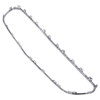 ABS Front Bumper Trim Chrome compatible for Mercedes-Benz E300 E400 E450 2017-2020