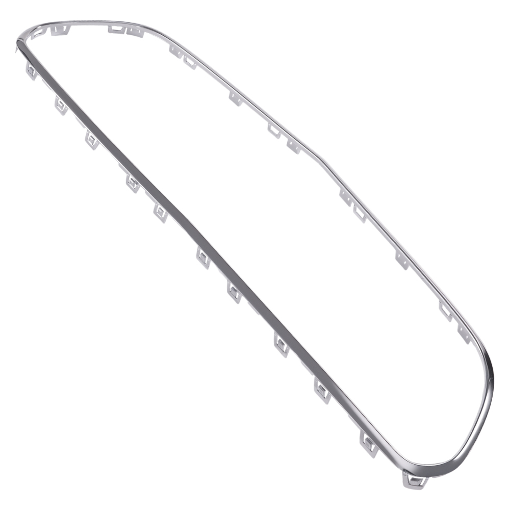 ABS Front Bumper Trim Chrome compatible for Mercedes-Benz E300 E400 E450 2017-2020