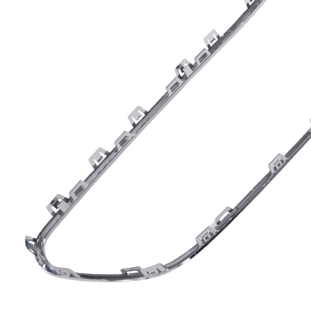 ABS Front Bumper Trim Chrome compatible for Mercedes-Benz E300 E400 E450 2017-2020