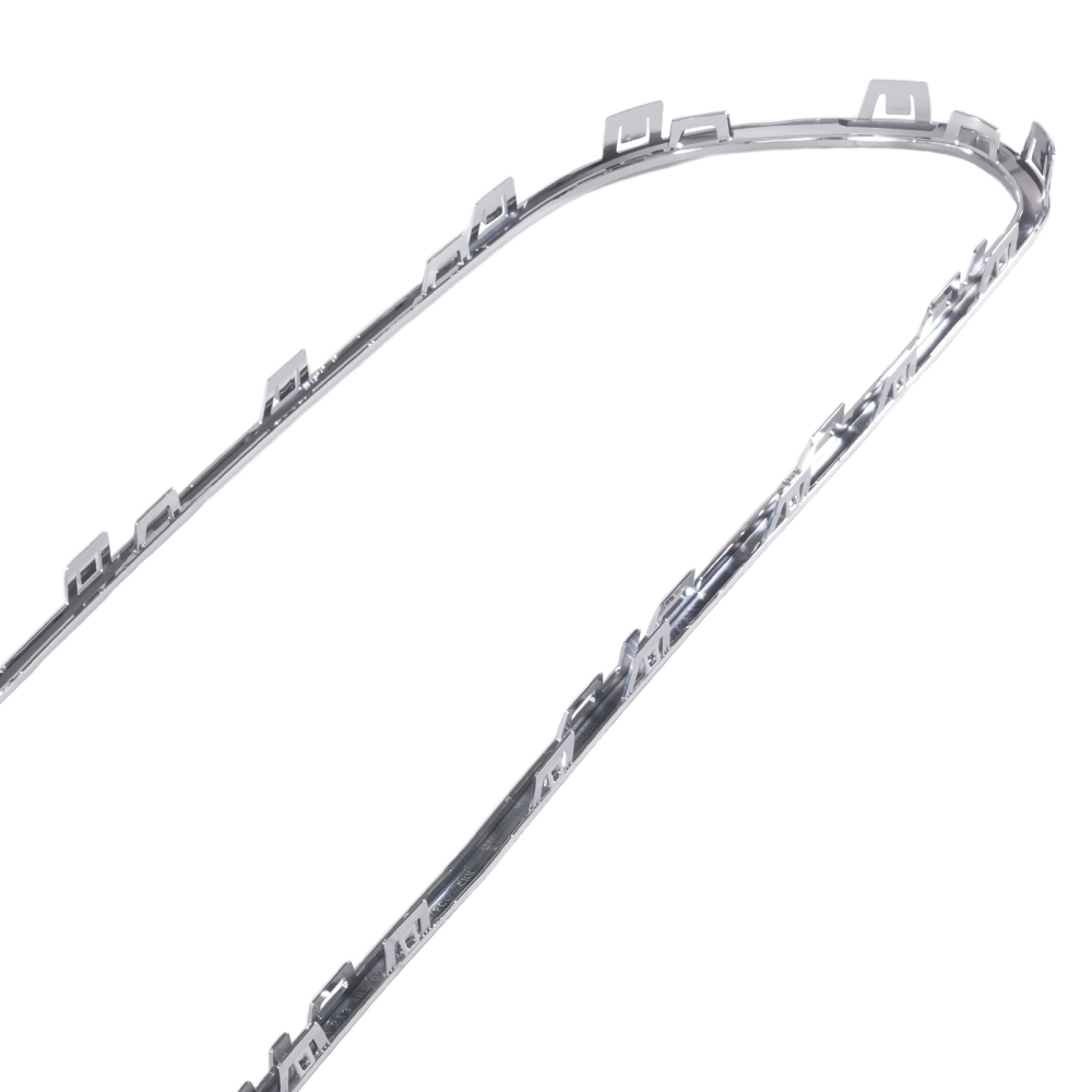 ABS Front Bumper Trim Chrome compatible for Mercedes-Benz E300 E400 E450 2017-2020