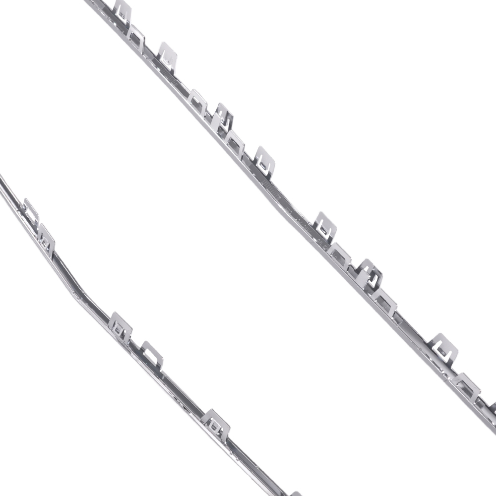 ABS Front Bumper Trim Chrome compatible for Mercedes-Benz E300 E400 E450 2017-2020